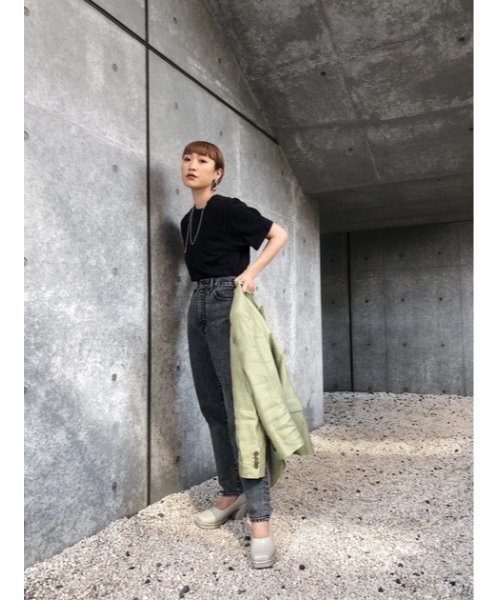 「THROW by SLY」 テーラードジャケット 1 ライトカーキ レディース_画像7