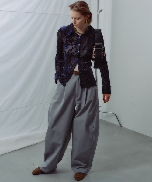 パンツ Super wide curve pants / スーパーワイドカーブパンツ