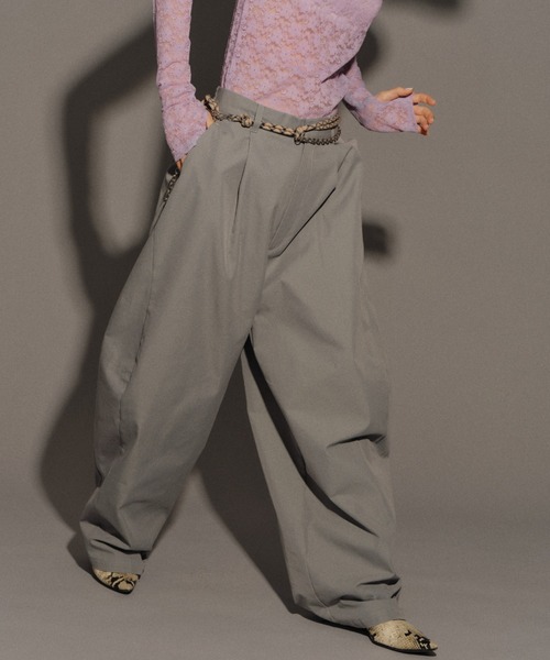 パンツ Super wide curve pants / スーパーワイドカーブパンツ