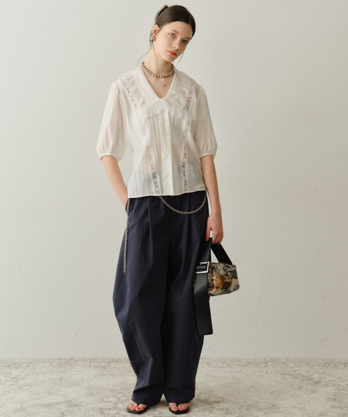 パンツ Super wide curve pants / スーパーワイドカーブパンツ
