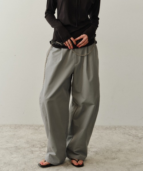 パンツ Super wide curve pants / スーパーワイドカーブパンツ