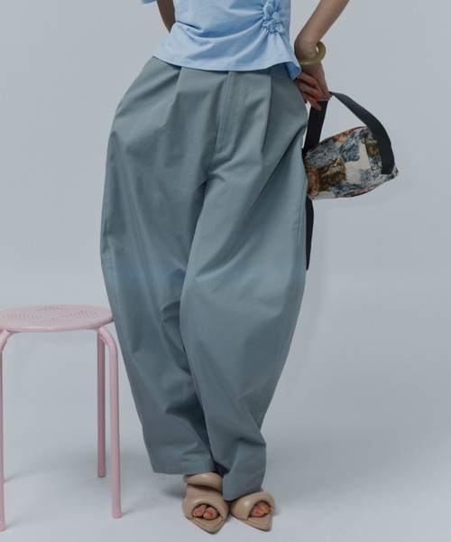 パンツ Super wide curve pants / スーパーワイドカーブパンツ レディースの画像
