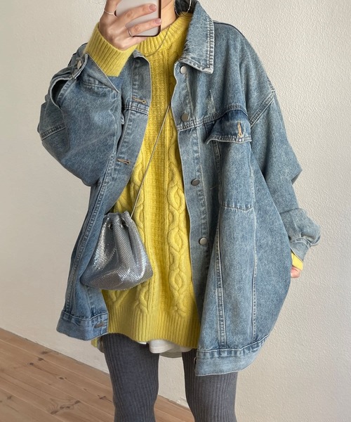 wee9s（ウィークス） デニムジャケット FREE ブルー レディース