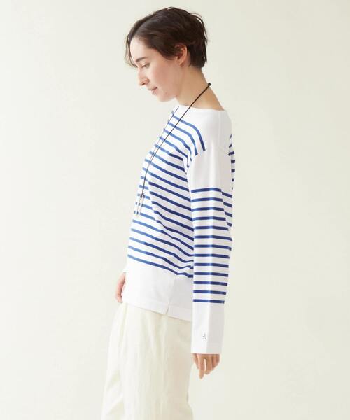 「Armor lux」 長袖カットソー 1 ブルー レディース_画像2