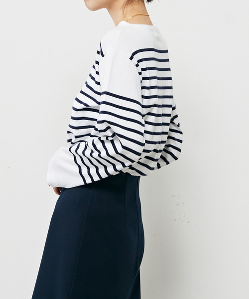 「Armor lux」 長袖カットソー 1 ブルー レディース_画像8