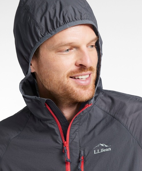 ナイロンパーカー 「L.L.Bean」 ナイロンブルゾン MEDIUM グレー 