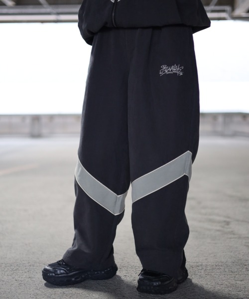 ATMARK ワイドパンツ ジーンズ デニム デニムパンツ 「2サイズ展開 
