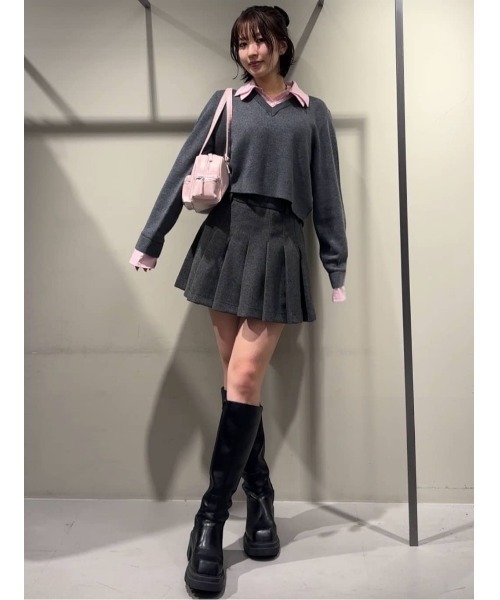 SLY（スライ） スカート PLEATS S/SK プリーツ ショートスカート ミニ