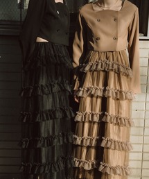 et.UNiVER ドレス Tiered tulle Skirt+JK : ZOZOTOWN Yahoo!店 - 通販