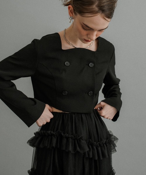 et.UNiVER ドレス Tiered tulle Skirt+JK : ZOZOTOWN Yahoo!店 - 通販