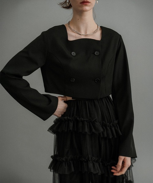 et.UNiVER ドレス Tiered tulle Skirt+JK : ZOZOTOWN Yahoo!店 - 通販