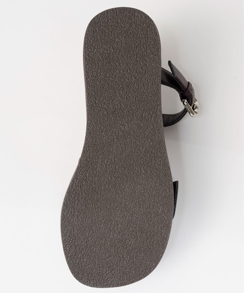 MAISON SPECIAL（メゾンスペシャル） 厚底 サンダル Studded Wide Belt