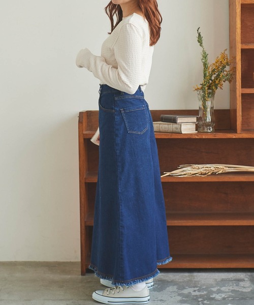 「mil」 スカート X-SMALL オフホワイト レディース_画像8