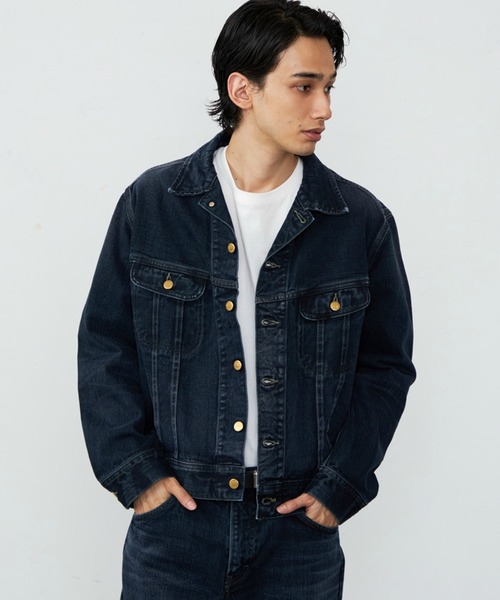 Lee（リー） デニムジャケット SMALL ブラック系その他 メンズ