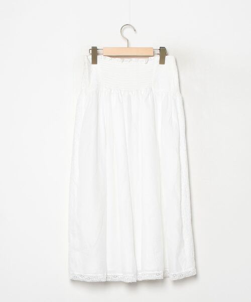 「haupia」 ロングスカート 38 ホワイト レディース_画像2
