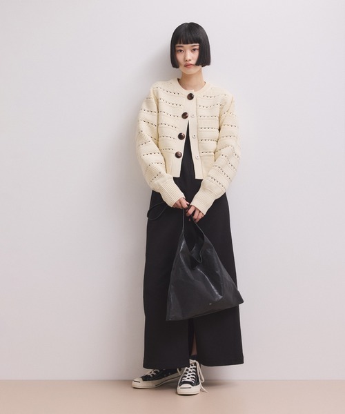 adam et rope ニットカーディガン ADAM ET ROPE'（アダムエロペ） カーディガン モヘアミックスセット