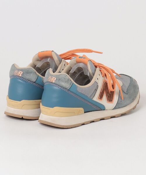「New Balance」 ローカットスニーカー 24cm ベージュ レディース_画像2