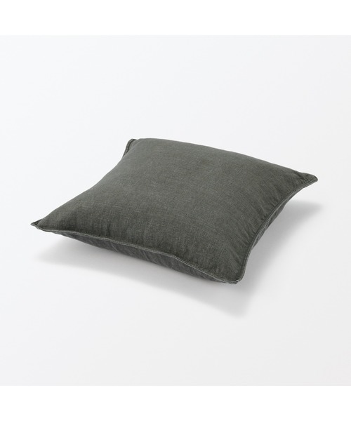 無印 クッション 限定カバー ほぼ未使用 無印良品（MUJI） クッション クッションカバー ヘンプ洗いざらし