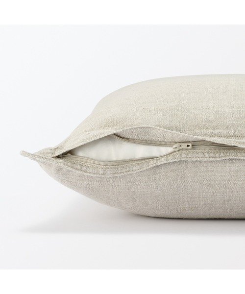 無印良品（MUJI） クッション クッションカバー ヘンプ洗いざらし
