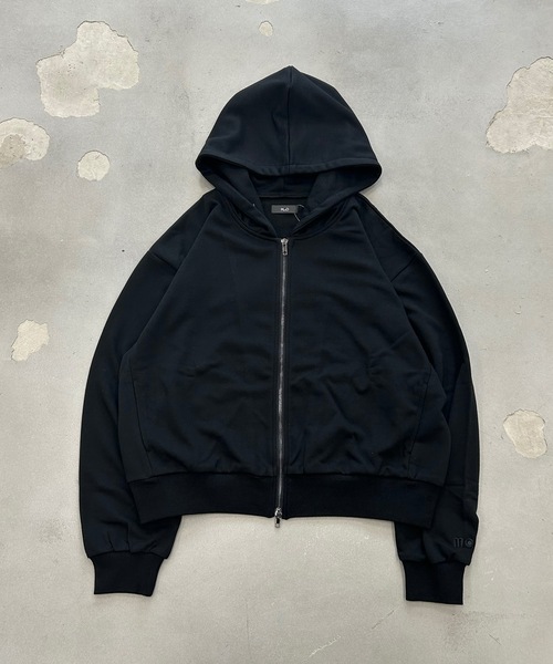 「MandO（Auntie Rosa）」 ジップアップパーカー LARGE グレー メンズ_画像4