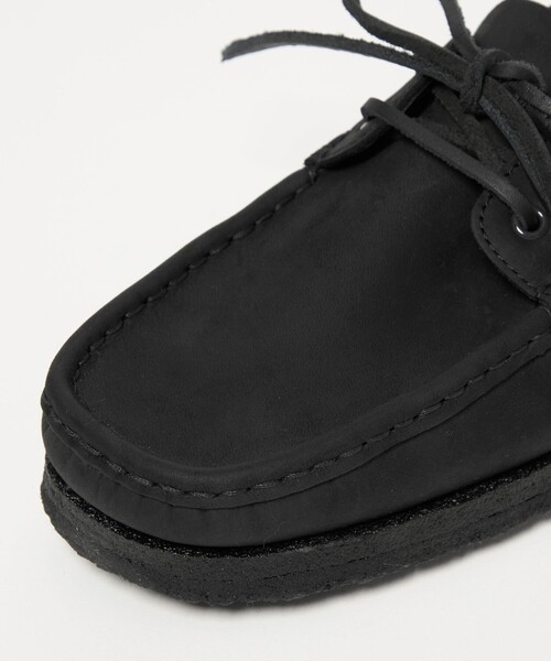 大幅値下【新品未使用】Clarks メンズ　ブラック デッキシューズ Clarks（クラークス） デッキシューズ WallabeeFTRGTX / ワラビー