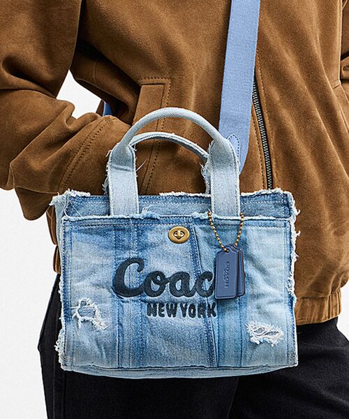 美品⭐︎COACH デニム トートバッグ　不織布付き⭐︎ コーチ デニム バッグ（COACH／ファッション）のおすすめ人気商品一覧