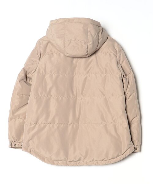 「BEAMS HEART」 ダウンジャケット M ベージュ レディース_画像2