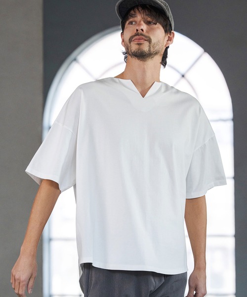 CAMBIO(カンビオ) tシャツ mt10219- COOLMAX Key Neck Short Sleeve CAMBIO(カンビオ) tシャツ mt10219- COOLMAX Key Neck Short Sleeve