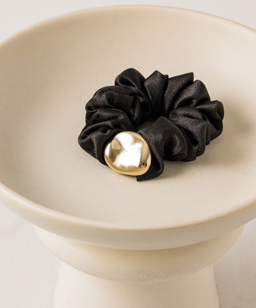 「muku」 シュシュ FREE ブラック レディース_画像5