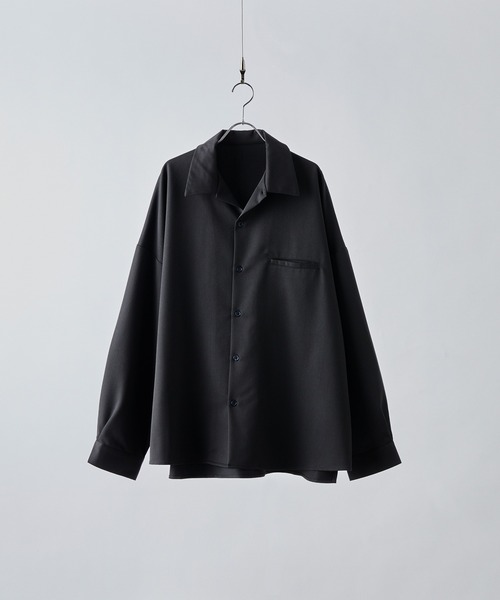 「cussil」 長袖シャツ M グレイッシュベージュ メンズ_画像5