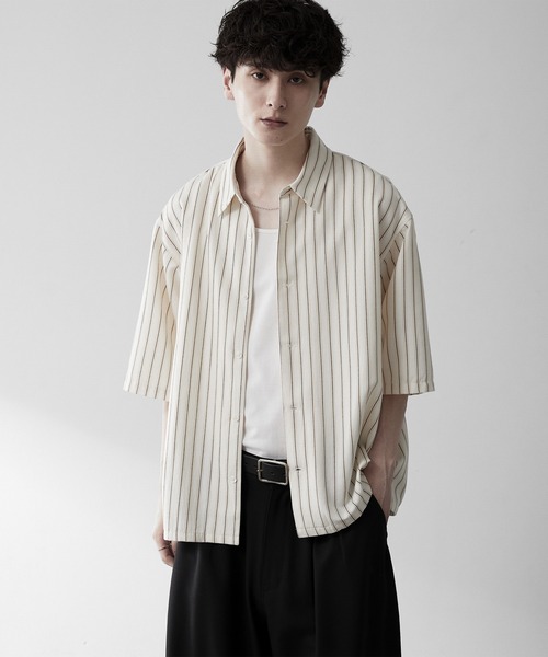 RUUBON シャツ 半袖 「RUUBON」airy half sleeve box shirt/エアリー