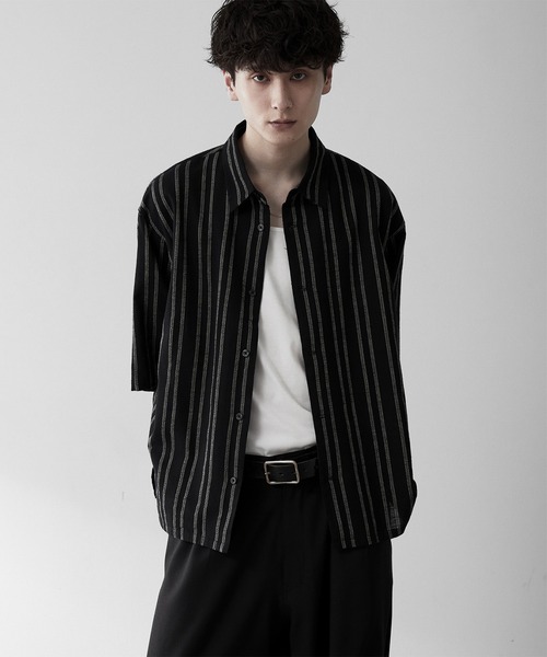 RUUBON シャツ 半袖 「RUUBON」airy half sleeve box shirt/エアリー