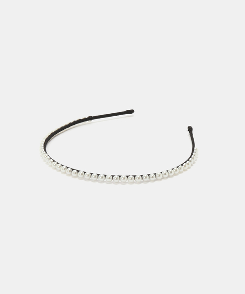 カチューシャ SCHO/ショー PEARL HAIRBAND ヘアバンド FW23-HB-TOUT-PRL