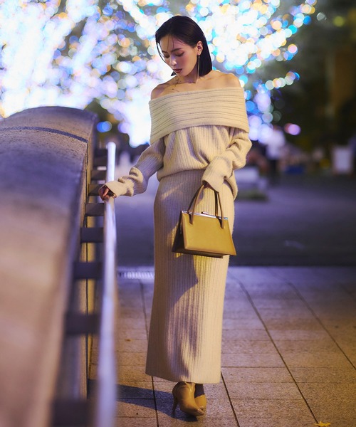 「anuans」 ハンドバッグ FREE ベージュ レディース_画像5