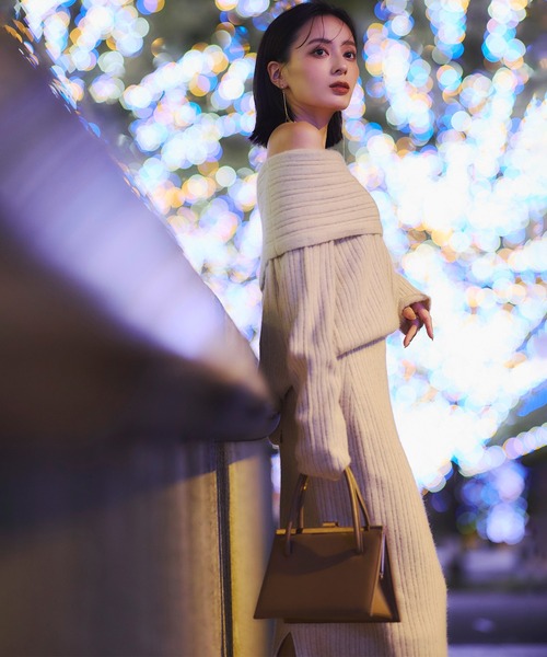 「anuans」 ハンドバッグ FREE ベージュ レディース_画像6