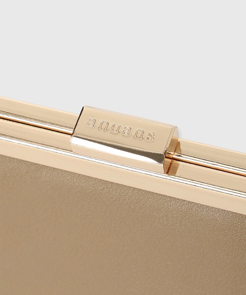 「anuans」 ハンドバッグ FREE ベージュ レディース_画像8