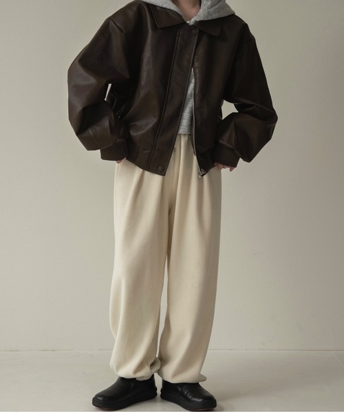lawgy（ラウジー） ブルゾン アウター hooded docking short blouson 