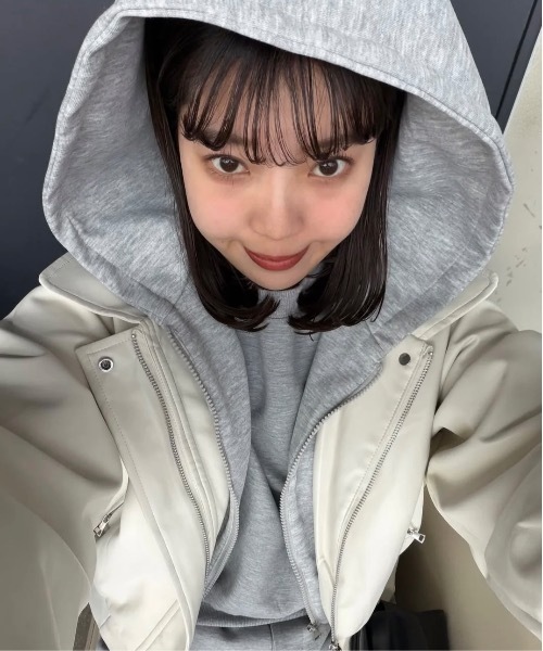 lawgy（ラウジー） ブルゾン アウター hooded docking short blouson