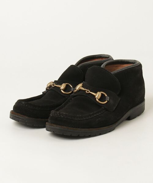 GUCCI（グッチ） ホースビット ブーツ 34.5 ブラック レディース