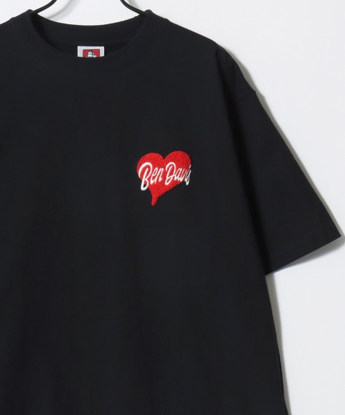 BEN DAVIS（ベンデイビス） tシャツ HEART CHENILLE TEE/オーバー
