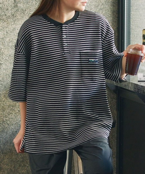 THE CRAFT CREW PRODUCTS ヘンリーネック tシャツ 「UNNOTICEシリーズ