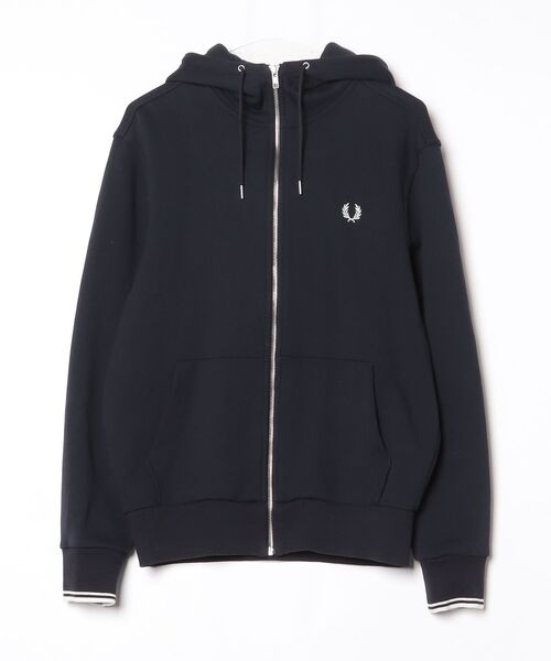 FRED PERRY」 ジップアップパーカー M ネイビー メンズ 【公式通販】