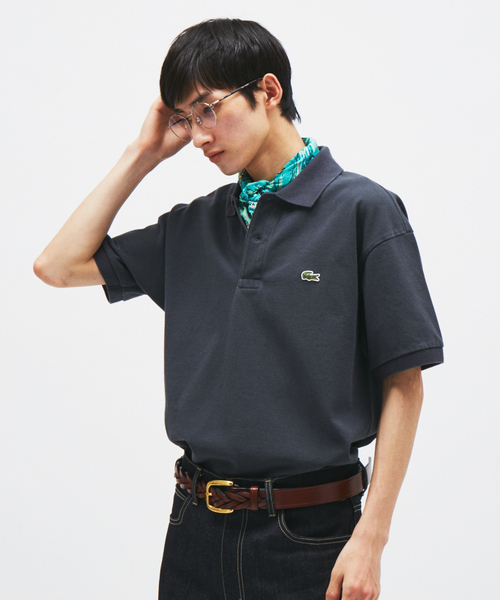 LACOSTE（ラコステ） ポロシャツ 別注 ヘビー ピケ ポロシャツ メンズ