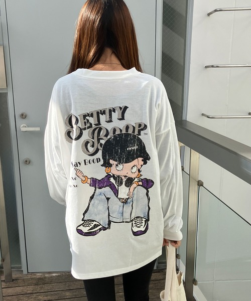 「GLAMOROUS JANE」 長袖カットソー FREE ブラック レディース_画像3