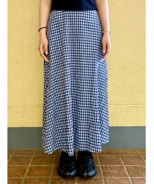 GAP（ギャップ） スカート ギンガムチェック マキシスカート