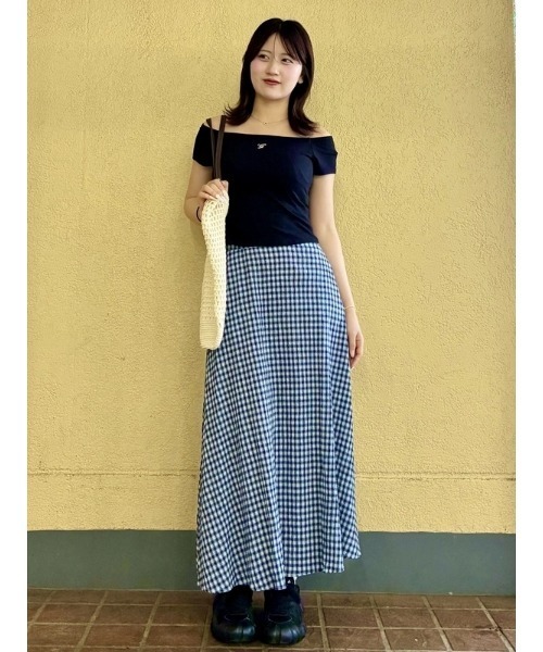 GAP（ギャップ） スカート ギンガムチェック マキシスカート
