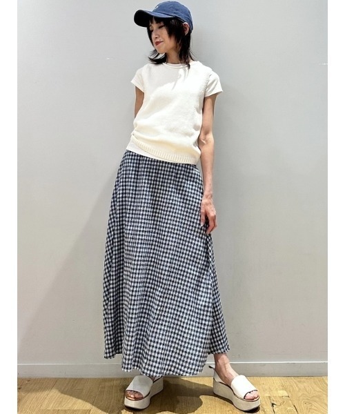 GAP（ギャップ） スカート ギンガムチェック マキシスカート