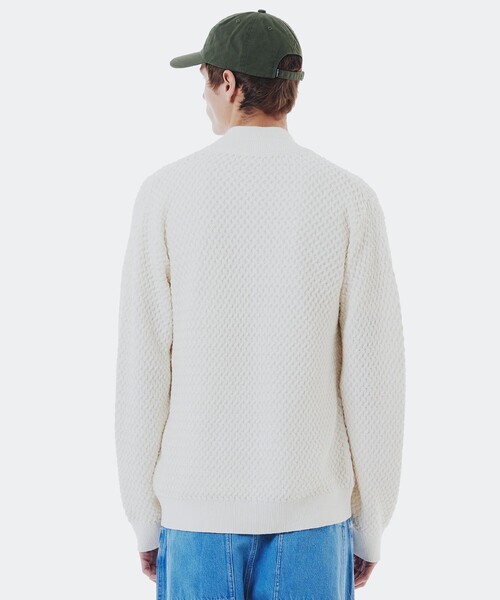 「LACOSTE」 カーディガン 4 ネイビー メンズ_画像3