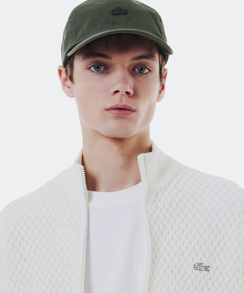 「LACOSTE」 カーディガン 4 ネイビー メンズ_画像4
