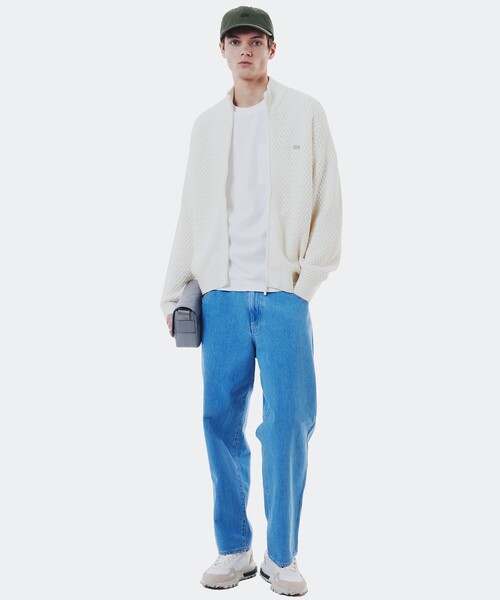 「LACOSTE」 カーディガン 4 ネイビー メンズ_画像5